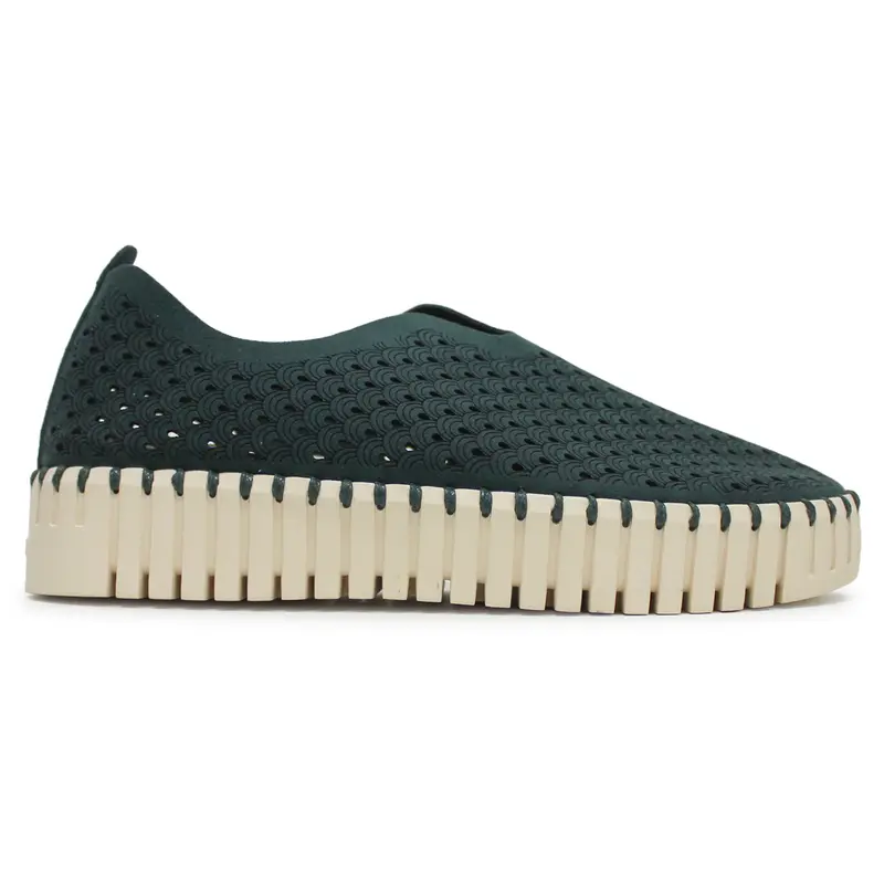 Ilse Jacobsen Tulip 3373 Textile Women's Slip On Shoes - Beetle - Size:US 9 Women