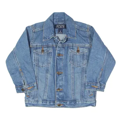 THE CHILDREN'S PLACE Denim Jacket Blue Boys 4 Years