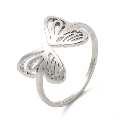 Non-Tarnish 304 Stainless Steel Open Cuff Ring