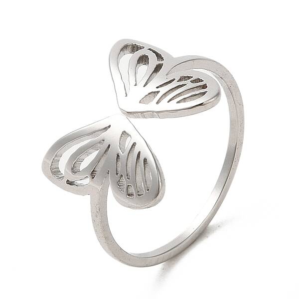 Non-Tarnish 304 Stainless Steel Open Cuff Ring