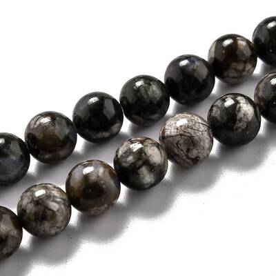 Natural Glaucophane Beads Strands
