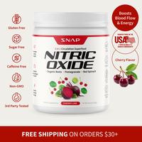Snap Supplements - Beet Root Powder - 3-in-1 Nitric Oxide Supplement - Support Healthy Blood Pressure & Blood Circulation - C...