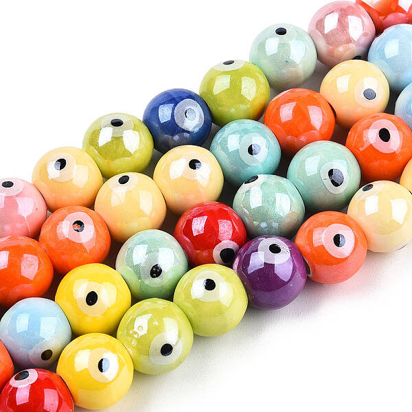 Handmade Porcelain Bead Strands