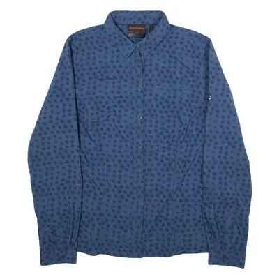 MAMMUT Womens Shirt Blue Long Sleeve L