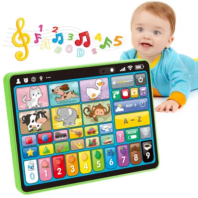 hahaland multifunctional Learning Tablet Toy, Colorful Number & Music Function Educational Toy, Interactive Enlightenment Toy...