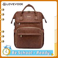 LOVEVOOK Laptop Backpack with USB Port for Women - College, Business, Work, Teacher, Travel, School Backpack，Back to School
