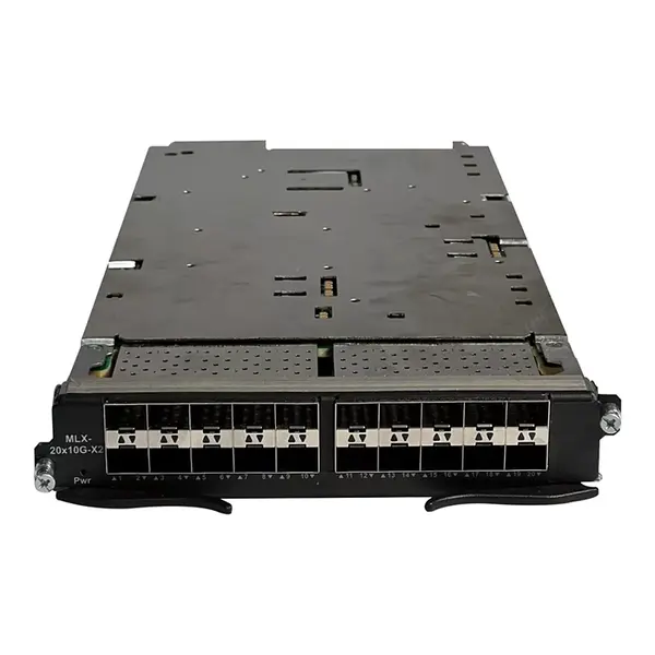 BR-MLX-10GX20-X2 Brocade MLX 20-Ports 10/1Gb/s 10GBase-X20 SFP+/SFP (mini-GBIC) Gigabit Ethernet Expansion Module
