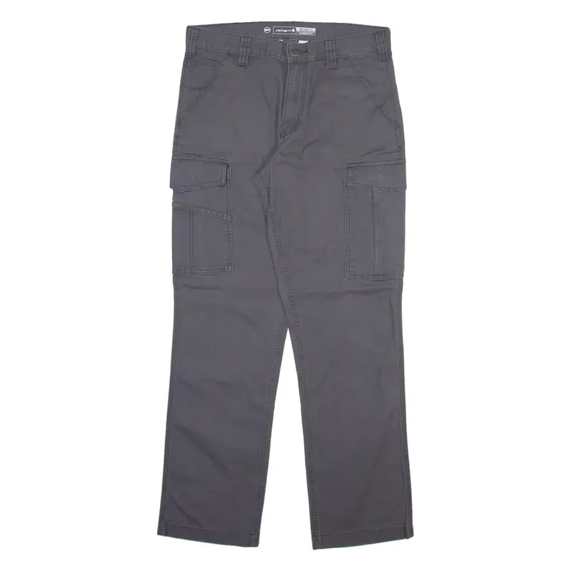 CARHARTT Cargo Mens Trousers Grey Relaxed Straight W32 L32