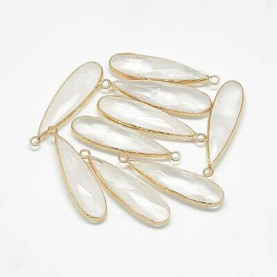 Natural Quartz Crystal Pendants