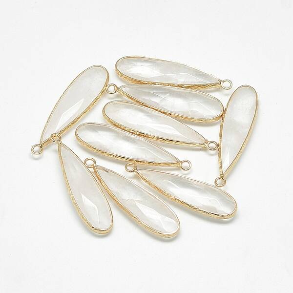 Natural Quartz Crystal Pendants