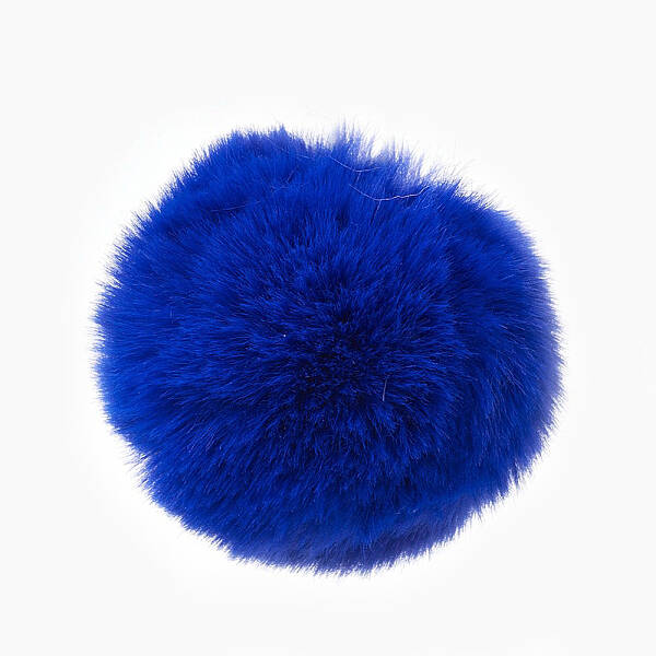 Handmade Faux Rabbit Fur Pom Pom Ball Covered Pendants