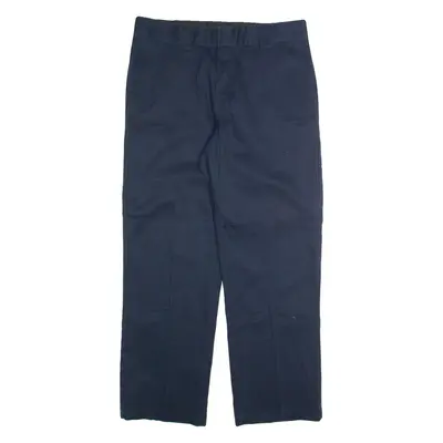 DICKIES Chino Mens Trousers Blue Regular Straight W34 L30