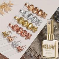 4 Color Gel Nail Polish Set, UV LED Soaking Nail Gel, Semi-permanent, DIY Salon Quality Nail Art Gel, Nail Art & Nail Polish ...