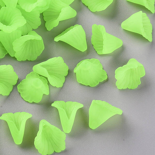 Transparent Acrylic Bead Caps