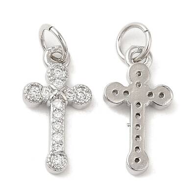 Brass with Cubic Zirconia Pendants