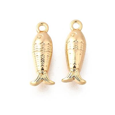 Ocean Theme Brass Charms