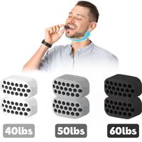 Jaw Exerciser for Men & Women, 3 Resistance Levels, 6Pack Silicone Jawline Exerciser, Jaw Trainer Strengthener, Jawline Shape...
