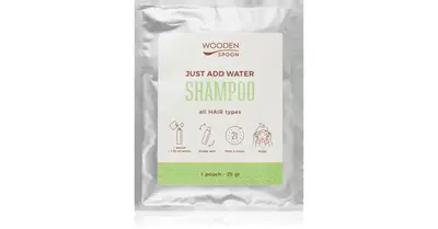 WoodenSpoon Just add water! shampoo naturale for shiny and soft hair 25 g