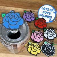 Rosebud Tab Buddies Drink Tab Opener with Keychain strap - Adaptive Assistive Tech for Hand Strugggles - Beautiful Garden Flo...