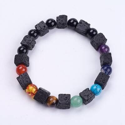 Natural Gemstone Beaded Stretch Bracelets