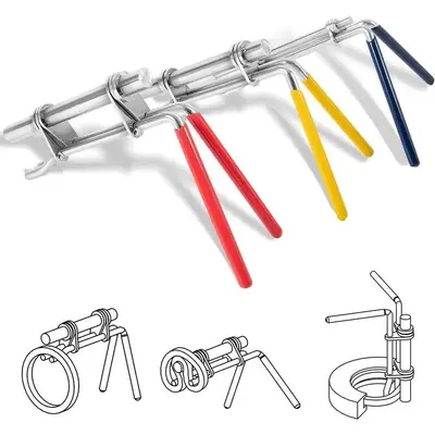Hydraulic Seal Installation Tools - 3 Pack U-Cup Rod Seal Installation Tool Kits with Upgraded Seal Twistor for Hydraulic Cyl...