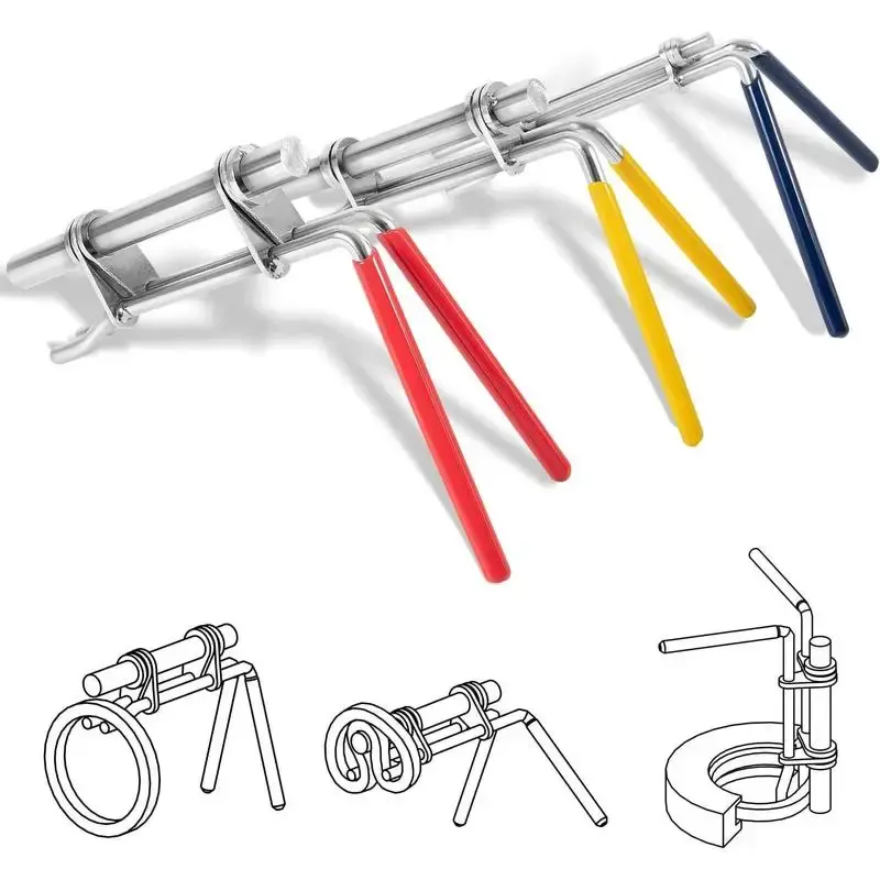 Hydraulic Seal Installation Tools - 3 Pack U-Cup Rod Seal Installation Tool Kits with Upgraded Seal Twistor for Hydraulic Cyl...