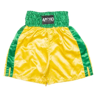 AMPRO Kickboxing Boys Sports Shorts Yellow XL W22