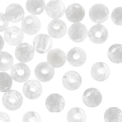 Natural Quartz Crystal Beads