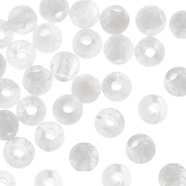 Natural Quartz Crystal Beads