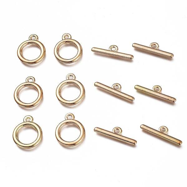 Jewelry Clasps Alloy Ring Toggle Clasps