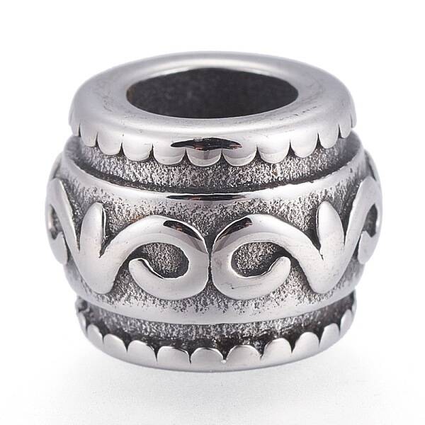 Retro 316 Surgical Steel European Beads