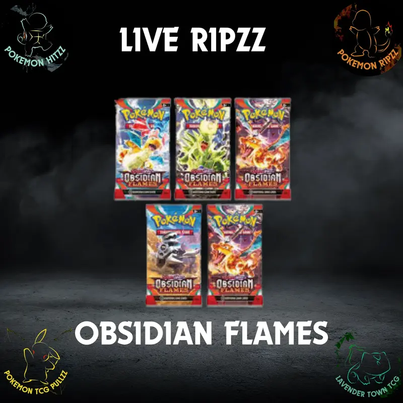 Pokémon Obsidian Flames Booster Packs