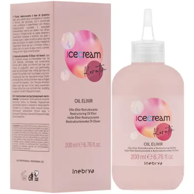 Inebrya Ice Cream Keratin Elixir Oil 200ml
