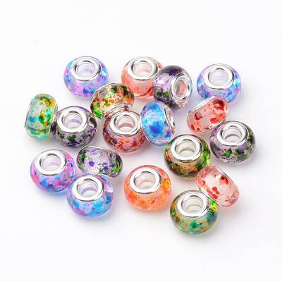 Resin European Beads
