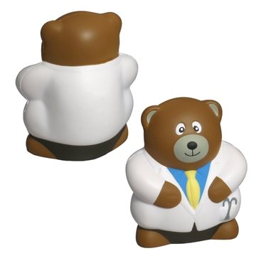 100 Custom Physician Bear - Stress Reliever - Polyurethane