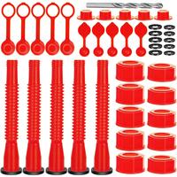 【3/5Kit】Gas Can Spout Replacement Old Style, Anti-Spill Gas Can Nozzle, Flexible Pour Nozzle Suitable for Most 1/2/5/10 G...