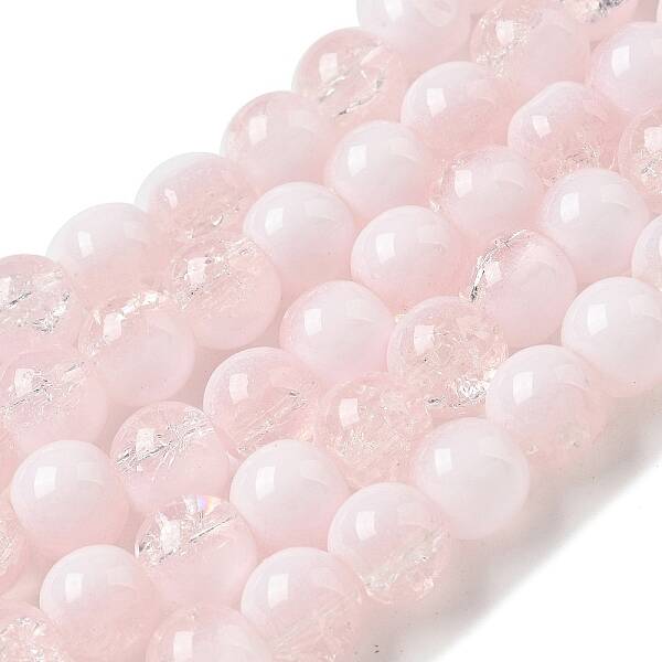 Crackle Glass Beads Strands