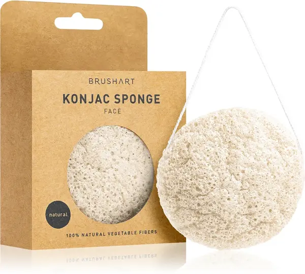 BrushArt Home Salon Gentle Exfoliating Facial Sponge Natural 5 g