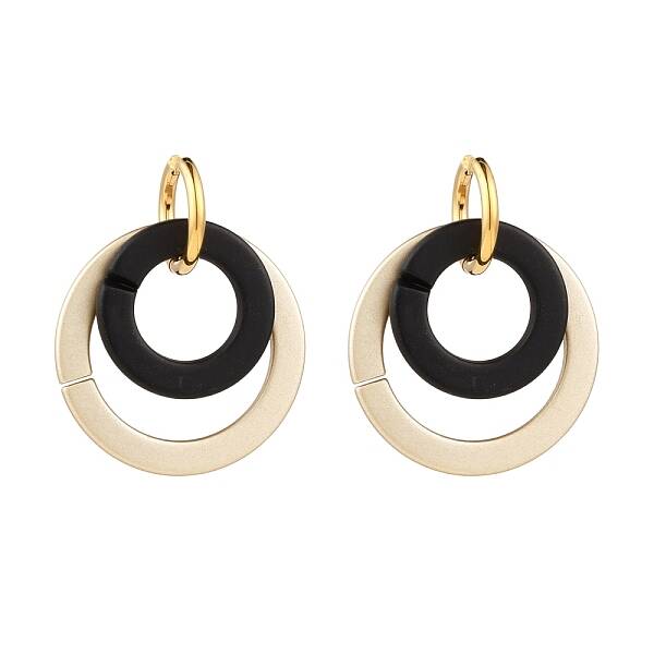 Golden Plated 304 Stainless Steel Huggie Hoop Earrings