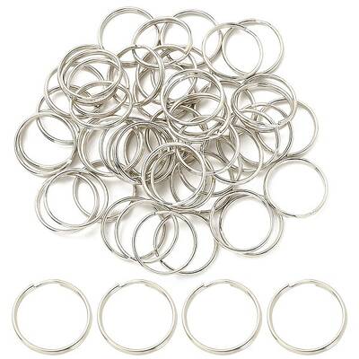 50Pcs Iron Split Key Rings