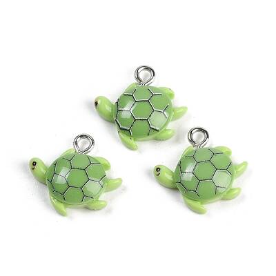 Marine Organism Resin Pendants