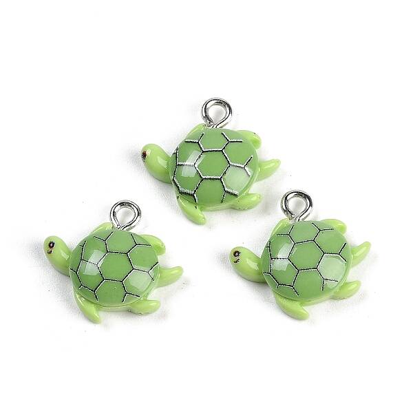 Marine Organism Resin Pendants