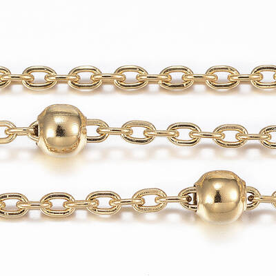 3.28 Feet Ion Plating(IP) 304 Stainless Steel Cable Chains