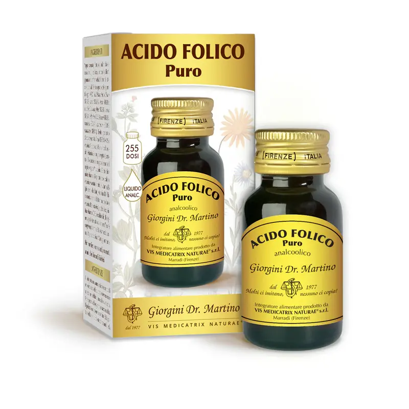 Dr Giorgini Pure Folic Acid Liquid Alcohol Free 30 ml