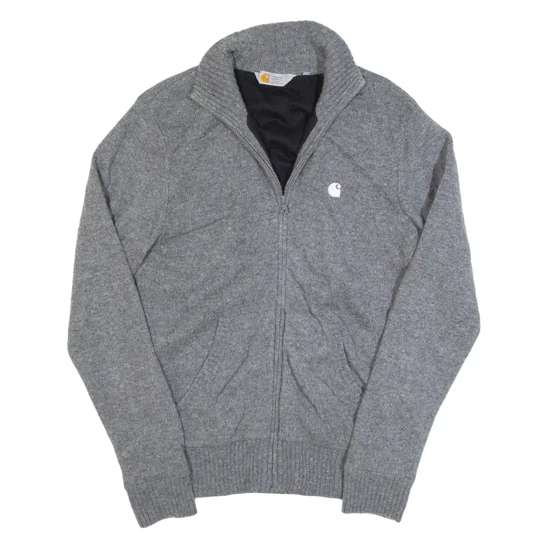 CARHARTT Mens Jacket Grey Wool S