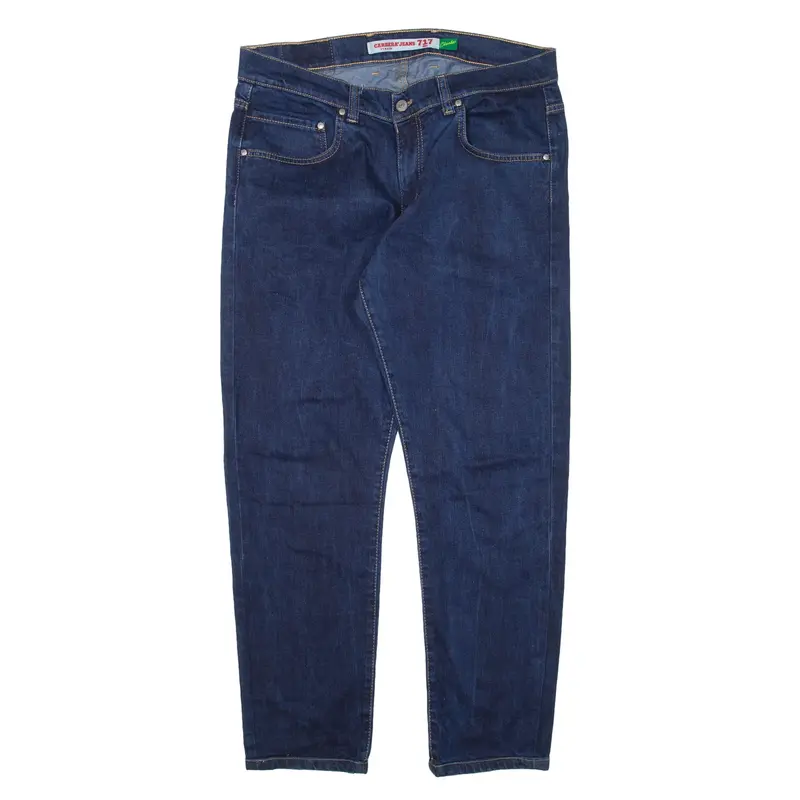 CARRERA 717 Jeans Blue Denim Regular Tapered Womens W36 L28