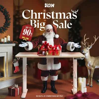 【Holiday Haul】YDN Electric Standing Desk, Adjustable Height Stand up Desk, Sit Stand Home Office Desk with Splice Board f...