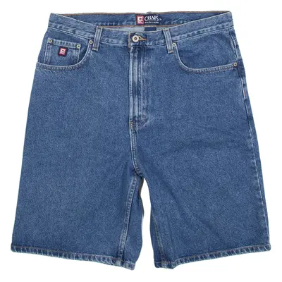CHAPS RALPH LAUREN Womens Jorts Shorts Blue L W34