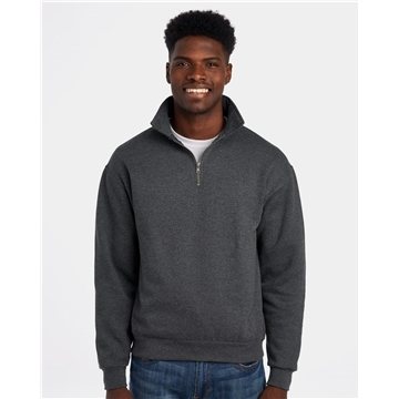 25 Custom JERZEES - Super Sweats NuBlend Quarter-Zip Cadet Collar ...