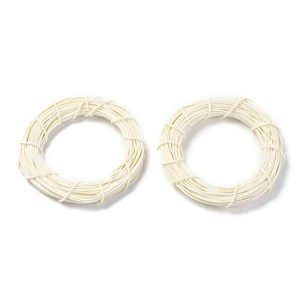 Circle Shape Rattan Vine Branch Wreath Hoop